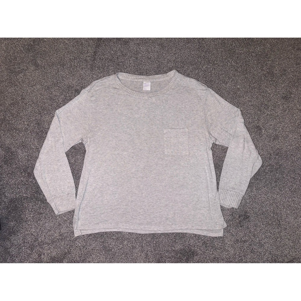 Stars Above Women's Light Heather Grey Sweater Size Large